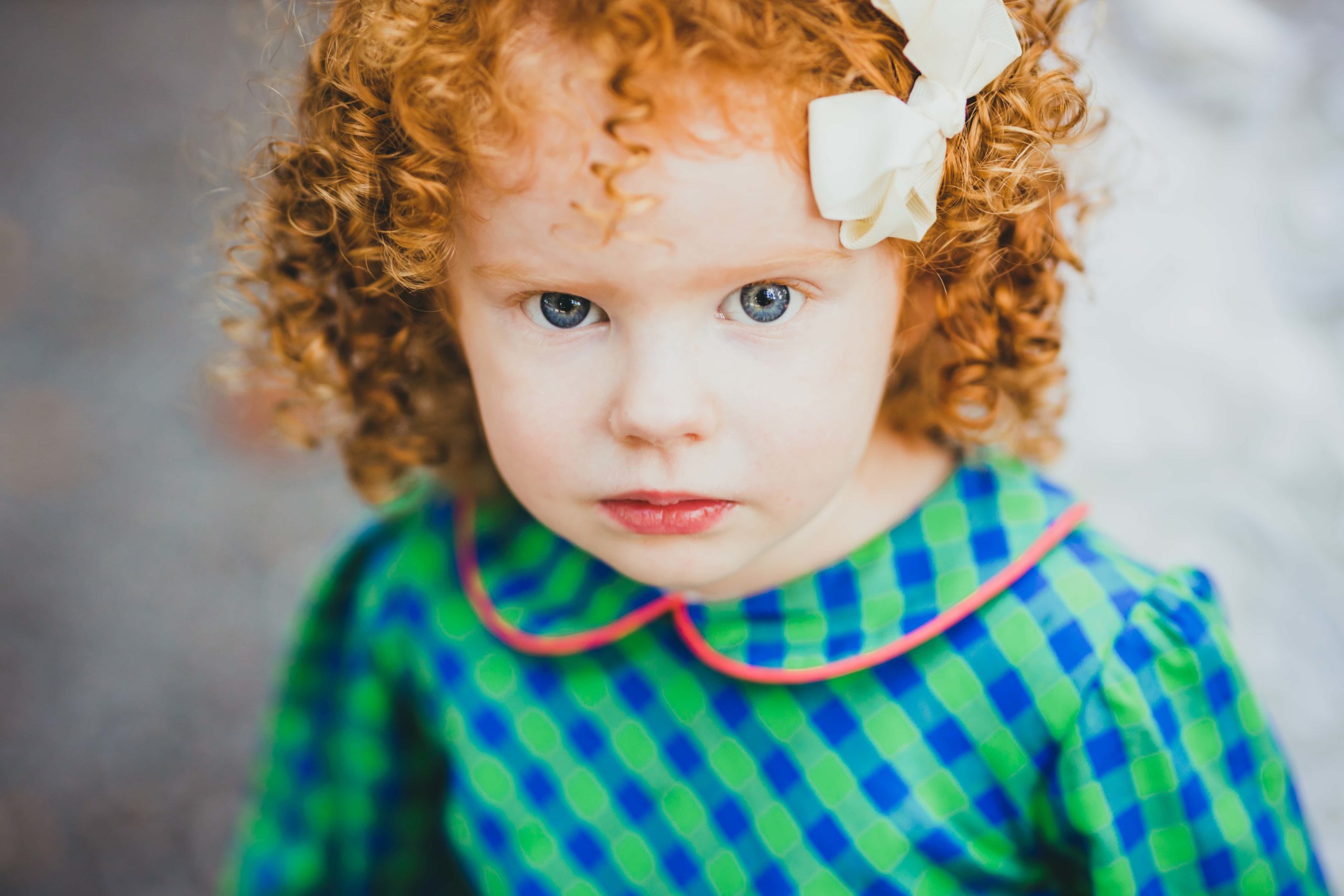 Atlanta Family Photographer Little Girl With Red Curls